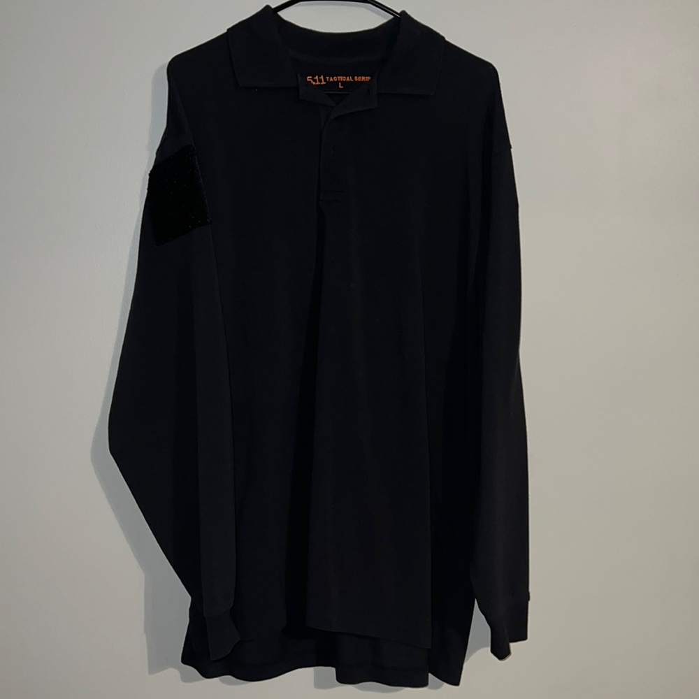 5.11 Tactical long sleeve polo shirt black